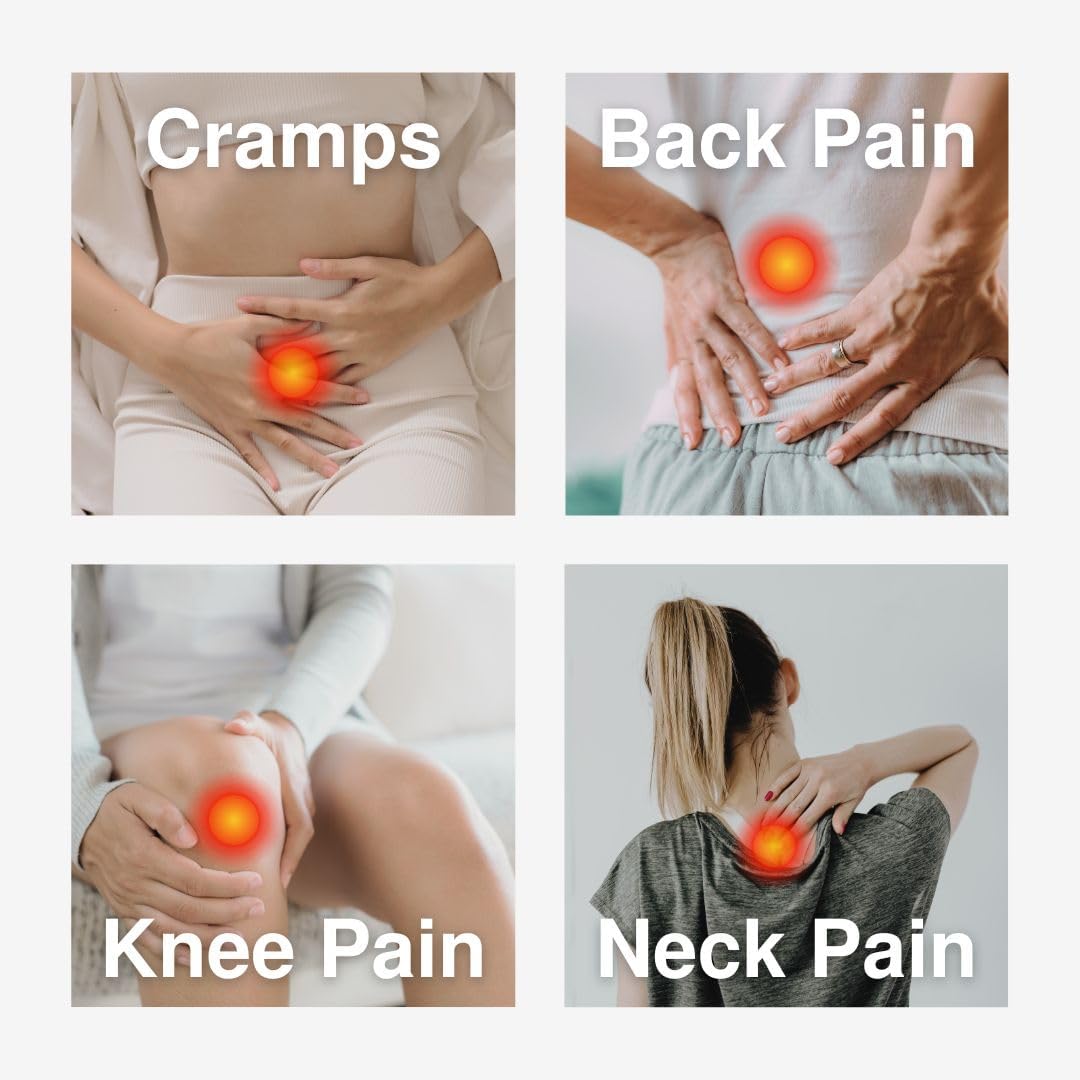 reusable heating pad for cramps, back pain, knee pain and neck pain