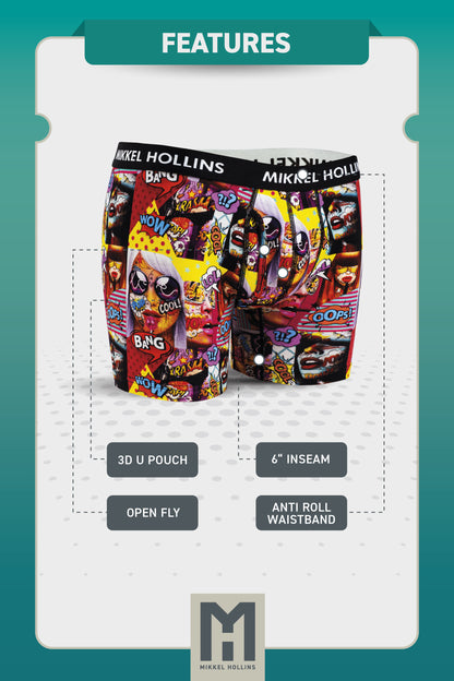 Mens Boxer Brief With Fly - PopArt