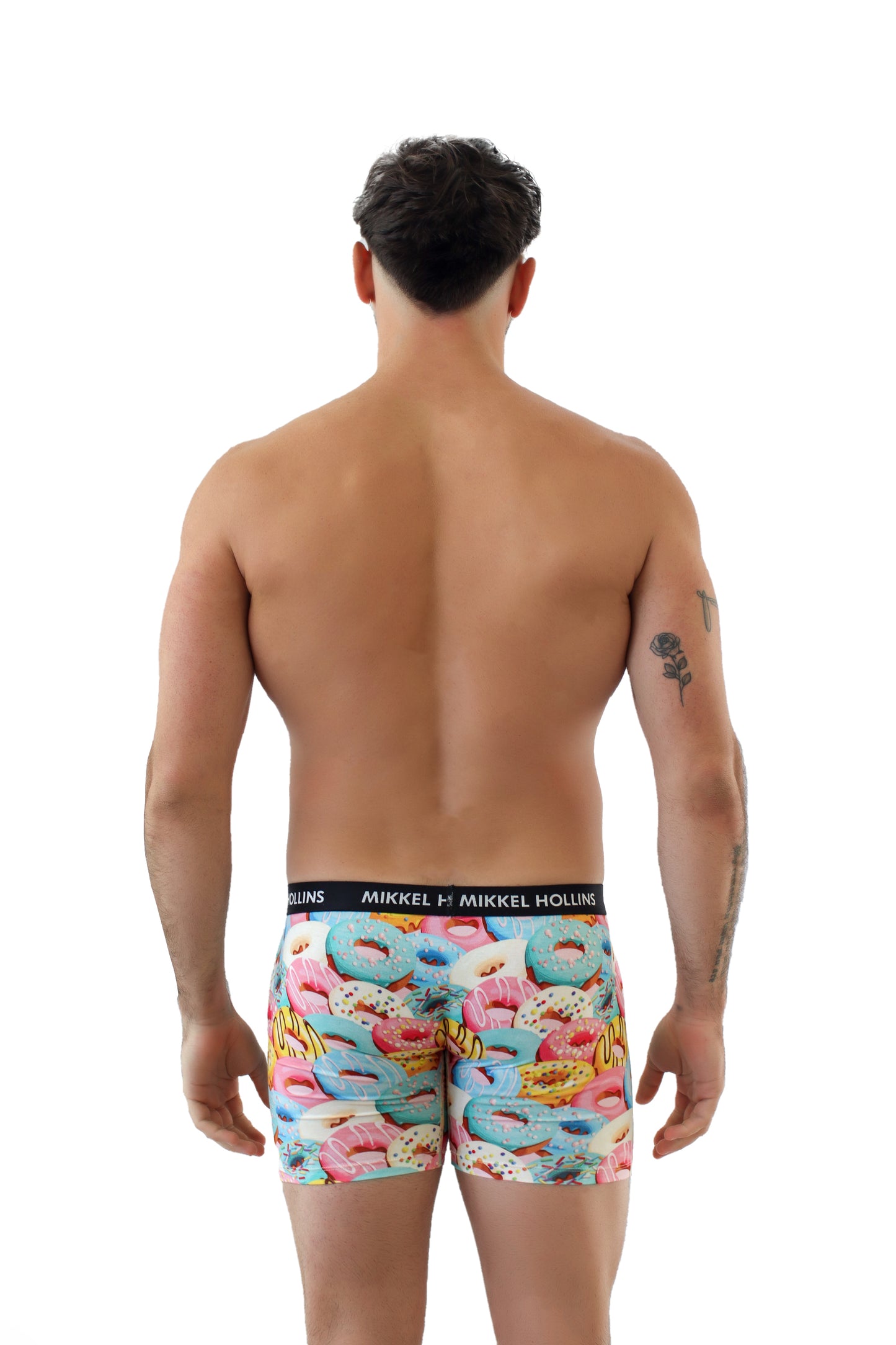 Mens Boxer Brief With Fly - Donuts