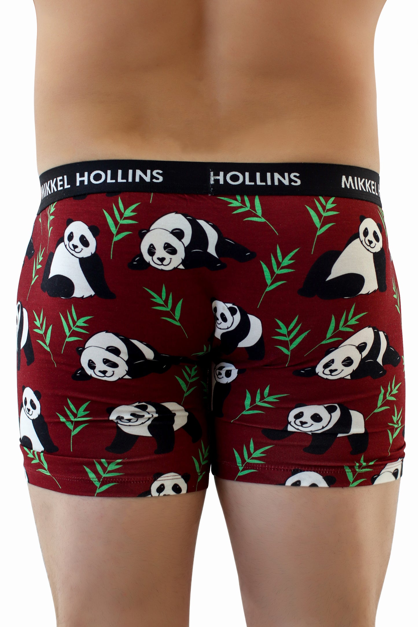 Mens Boxer Brief With Fly - Lazy Panda