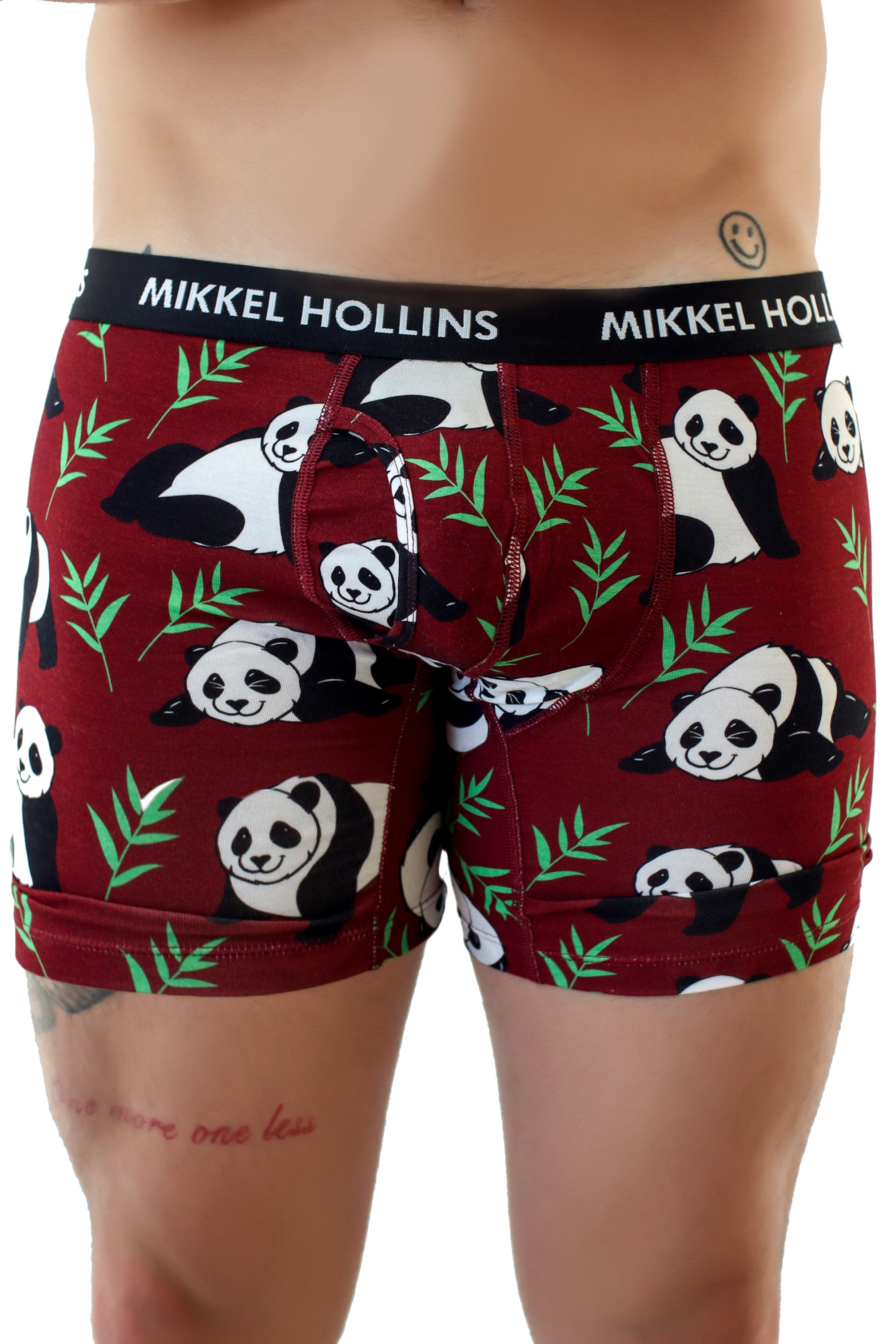 Mens Boxer Brief With Fly - Lazy Panda