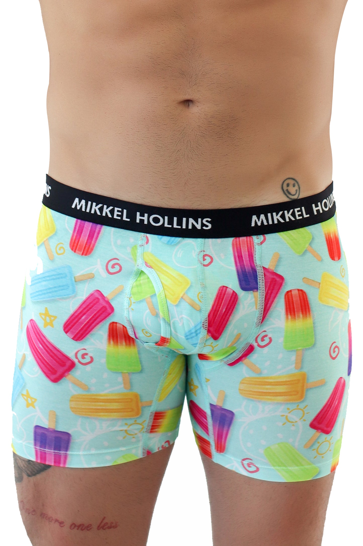 Mens Boxer Brief With Fly - Popsicles