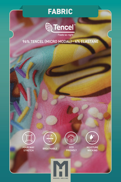 Mens Boxer Brief With Fly - Donuts