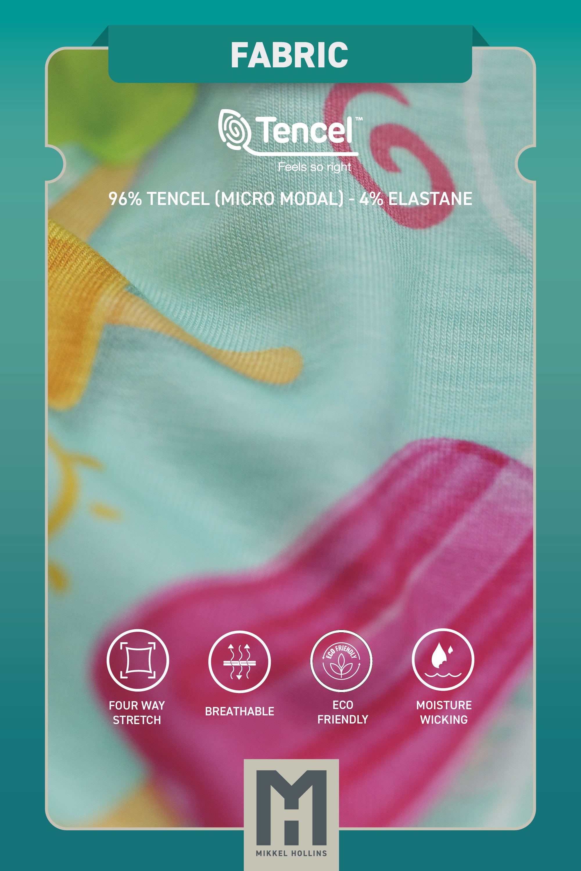 Popsicles Design - Boy Shorts Underwear For Women | Ultra Soft Tencel Boxer Briefs For Women