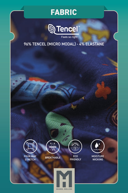 Space Wars - Modern Womens Thong Underwear | Ultra Soft Modal Thongs With Unique Designs | Smooth Mid Rise Thong
