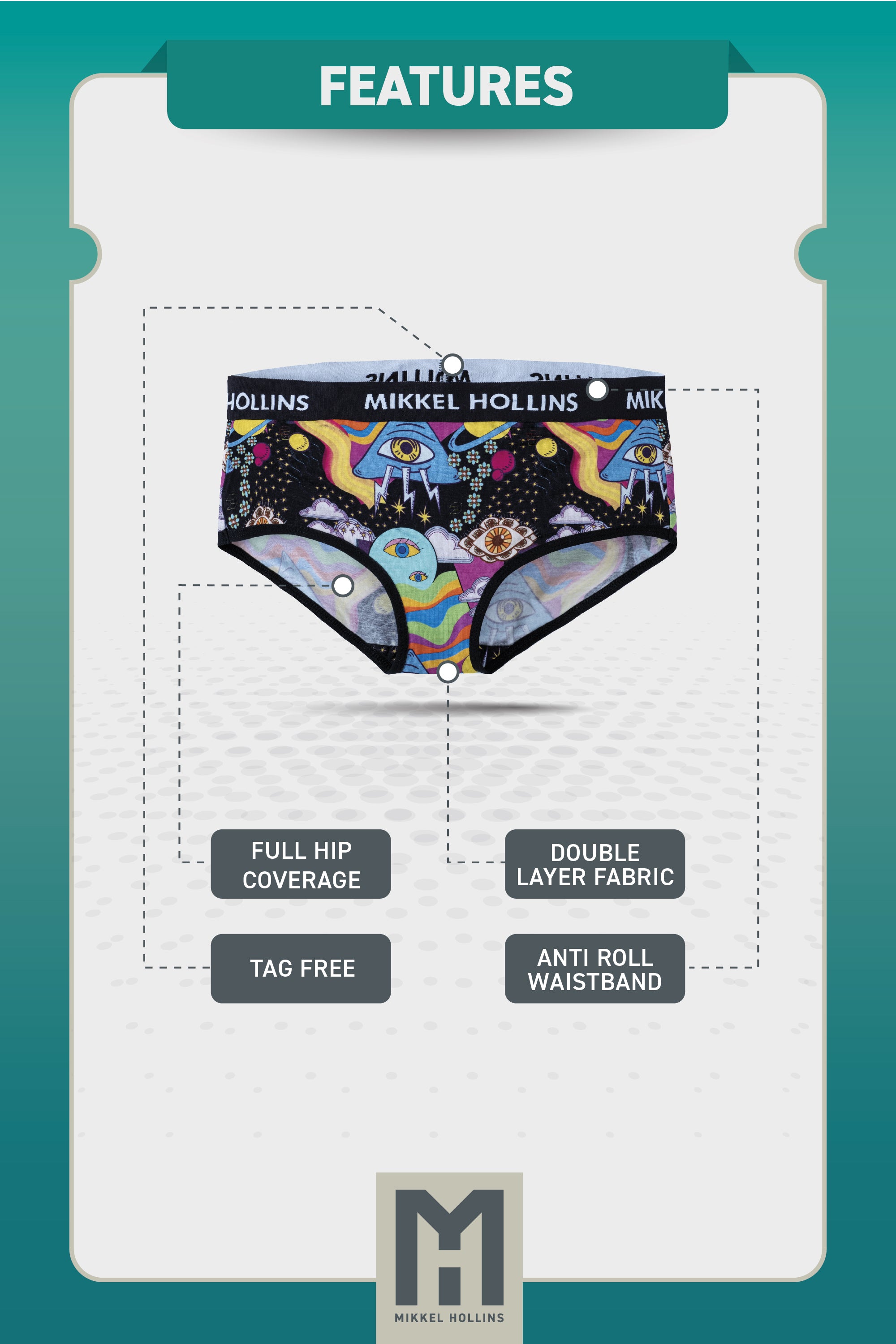 Cosmic Love - Hipster Panties For Women | Ultra soft Modal | Moisture-Wicking Hipster Briefs